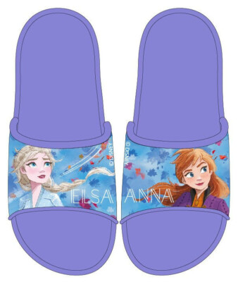 Disney Frozen II Badeschlappen / Slides lila 27/28 - 33/34