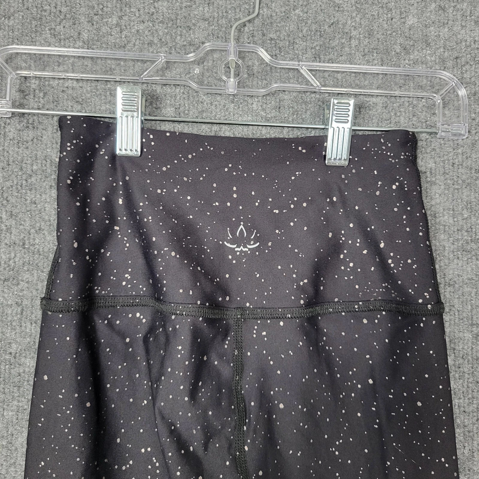 beyond-yoga ombre high waist metallic speckled leggings