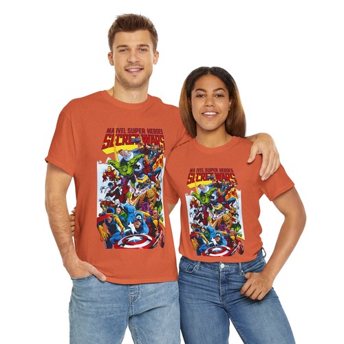 Secret Wars T-Shirt - Marvel Comics - 80s Series - Spider-man, Wolverine, Hulk - 第 25/65 張圖片
