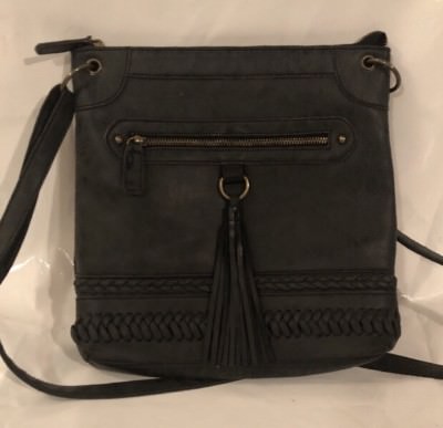 NO NAME BRAND Vinyl Tote Bag Purse Handbag