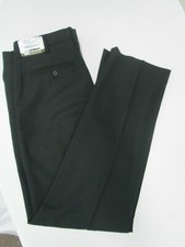 Mens pants Navy blue trousers pleated Edwards Executive 44 46 48 un NEW  3