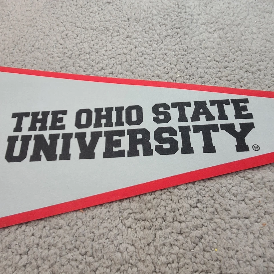 The Ohio State University Pennant Felt Gray Red NCAA Wincraft Licensed - Image 3 of 4
