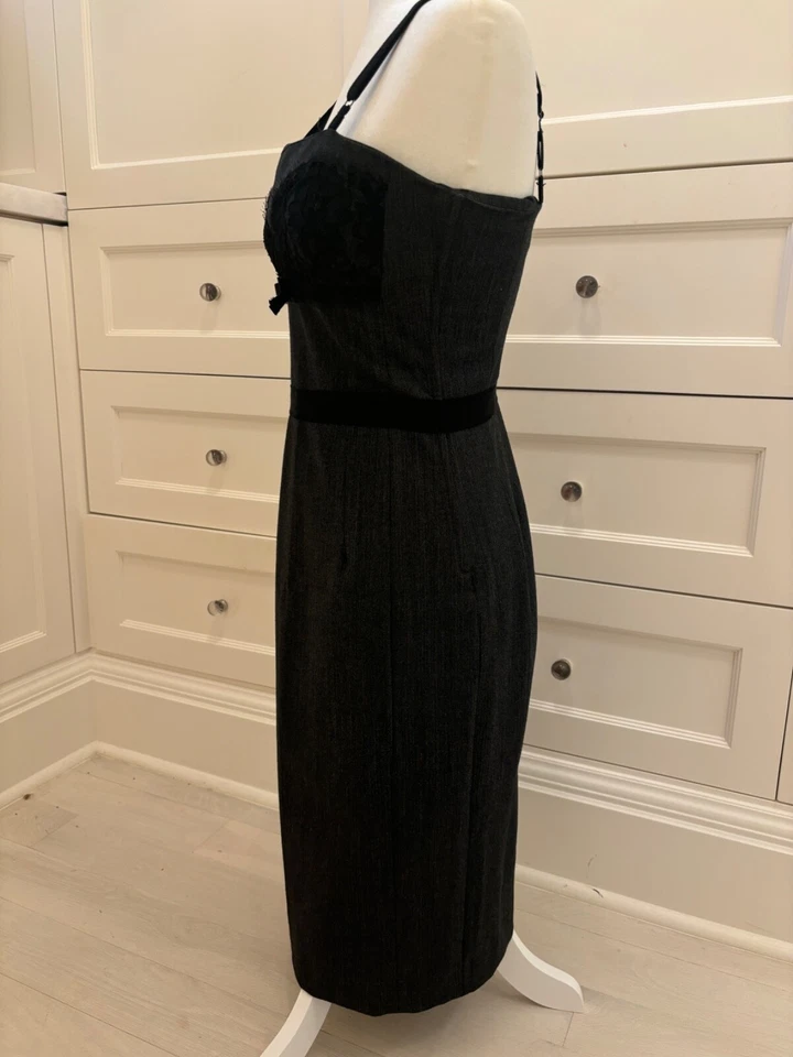 Encantador Vestido de Cóctel D&G Dolce & Gabbana Detalle Encaje 42 Foto 2 de 4