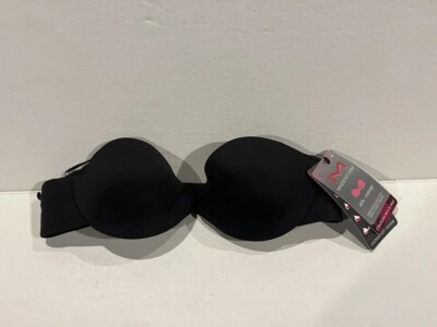 maidenform bra 32a push up Sleek Black Color New With Tags
