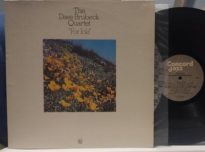 DAVE BRUBECK QUART. For Iola 1ST PRESS EX CONCORD JAZZ LP brown vinyl BILL SMITH