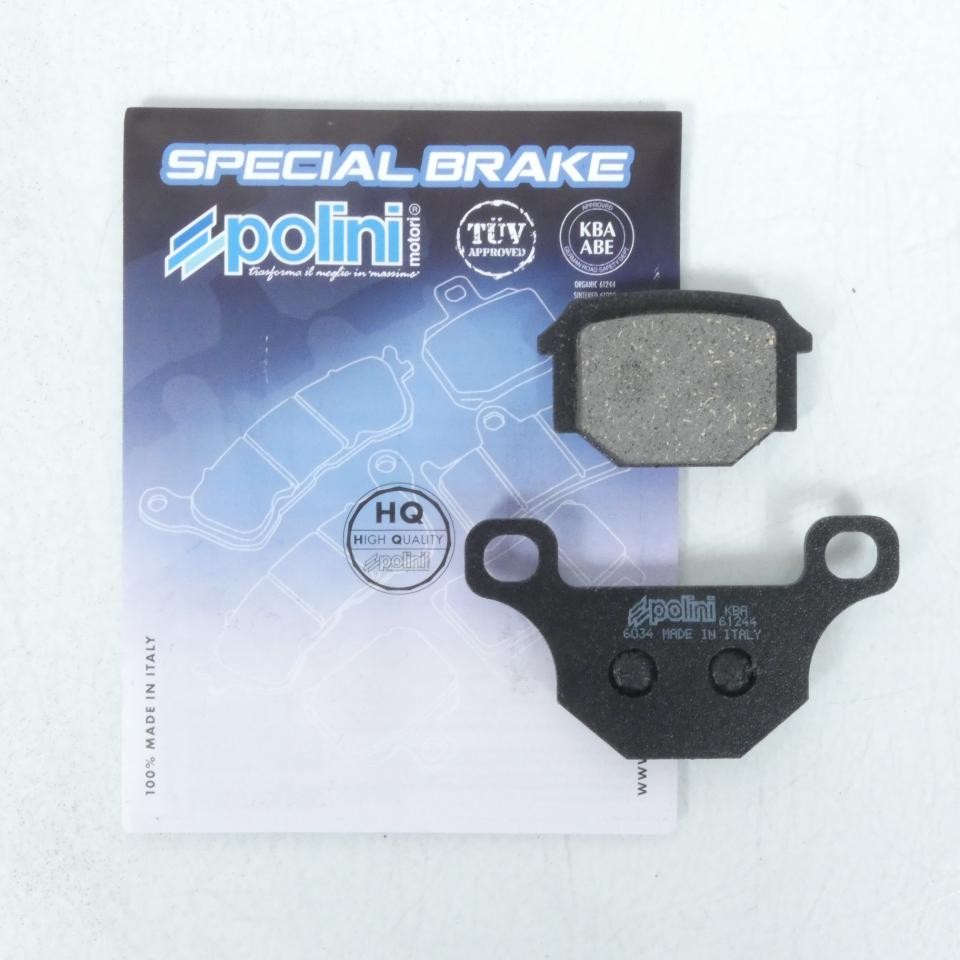 Plaquette de frein Polini pour Fantic 50 - Performance de freinage stable sous la pluie