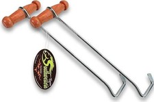 SOUTHWESTERN Boot Hooks Boot Puller for Cowboy Boots, Wood Handles 2 Hooks