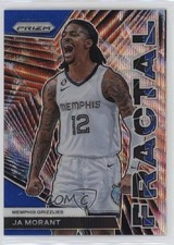 2023-24 Panini Prizm Fractal Blue Wave Prizm Ja Morant #5 7iu