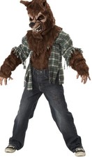 Howling at the Moon Werewolf Wolf Animal Child Costume Extra Large XL 12-14 413
