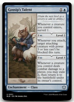 Gossip's Talent #51 (NM) Bloomburrow BLB Magic MTG
