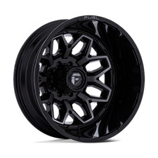 20x8.25 Fuel Off-road D875 Flux Black Brushed Dually Rear Wheel 8x200 -227mm 20x8.25 Fuel Off-road D875 Flux Black Brushed Dually Rear Wheel 8x200 -227mm