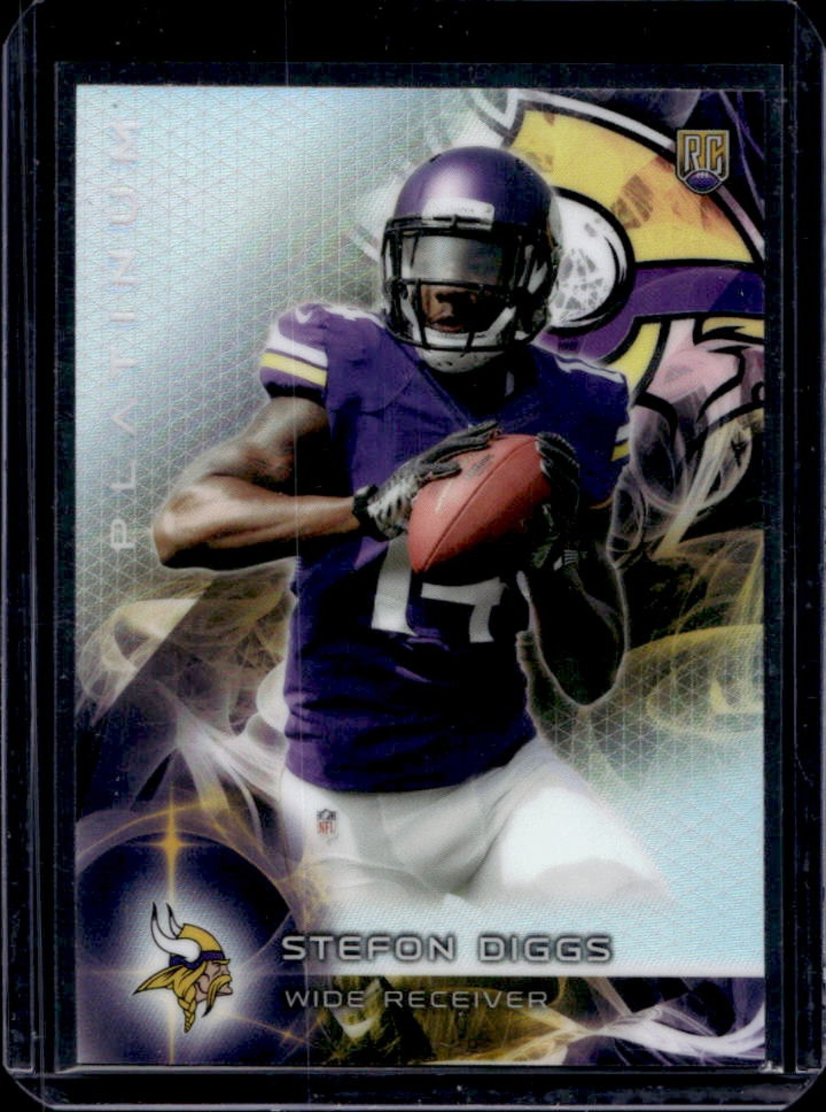 2015 Topps Platinum Stefon Diggs RC Rookie #141 Vikings