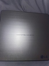 LG Slim Portable DVD Writer USB External Drive Slim Design Silver