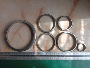 TIMKEN ASSORTED ROLLER BEARING CUPS - 27620 792A 28920 792 1922 - LOT OF 6 Races