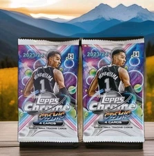 2023-2024 Topps Chrome Cosmic Basketball 2 PACKS Factory Sealed