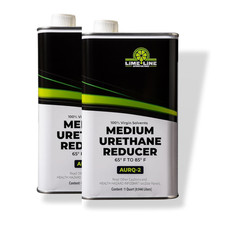 Lime Line Automotive Grade Urethane Reducer - Paint Thinner - 2 Quart Cans