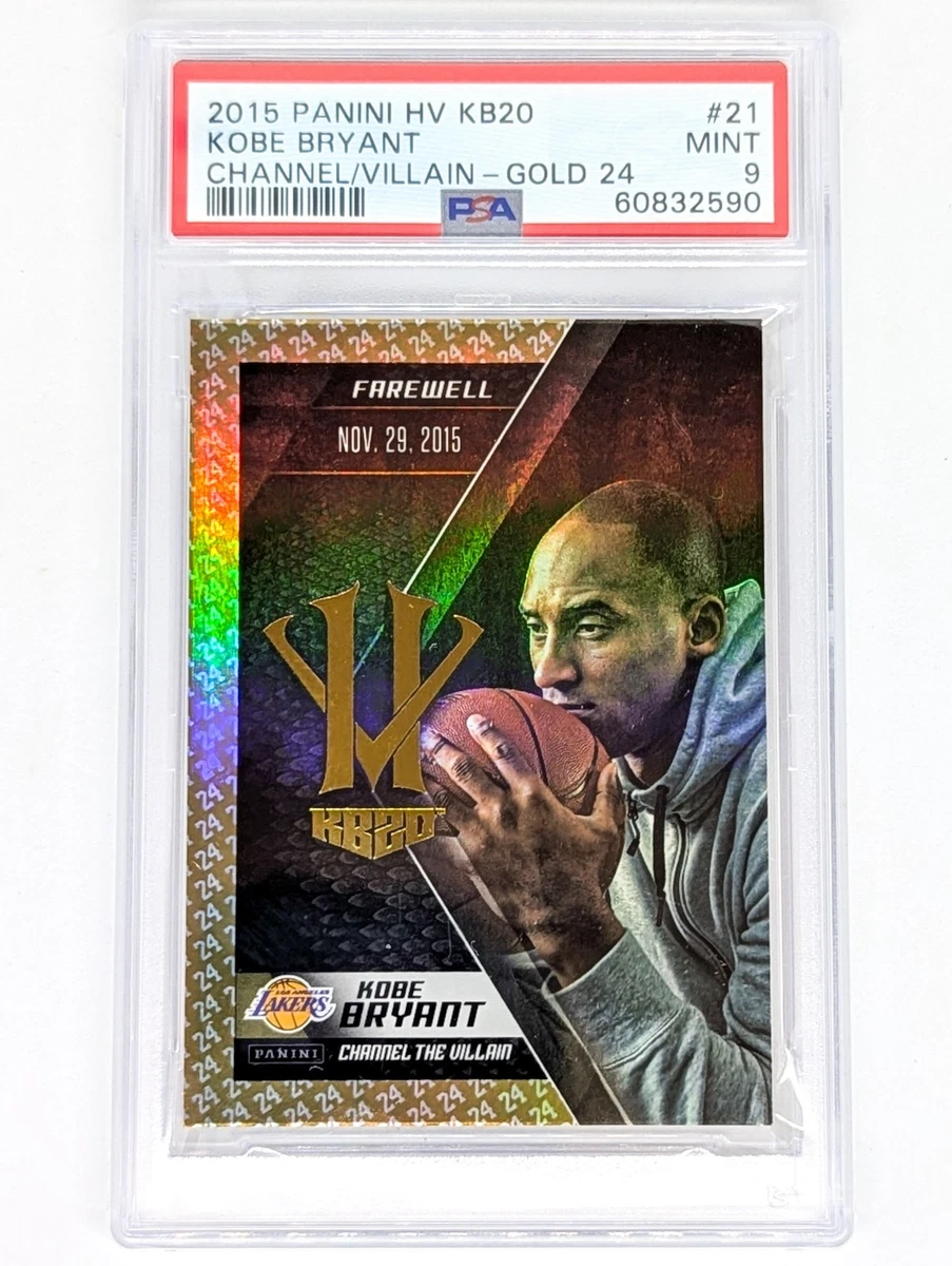 25+ Kobe Bryant Basketball 2015-16 Season Sports Trading Cards