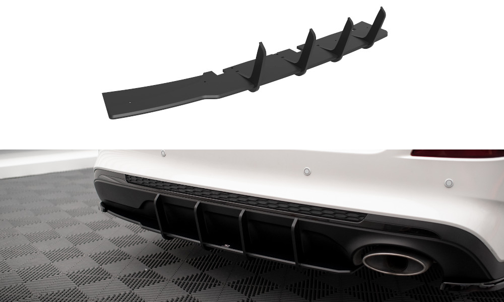 Diffuseur central Maxton pour Kia Optima Mk4 Facelift, finition Street Pro ABS