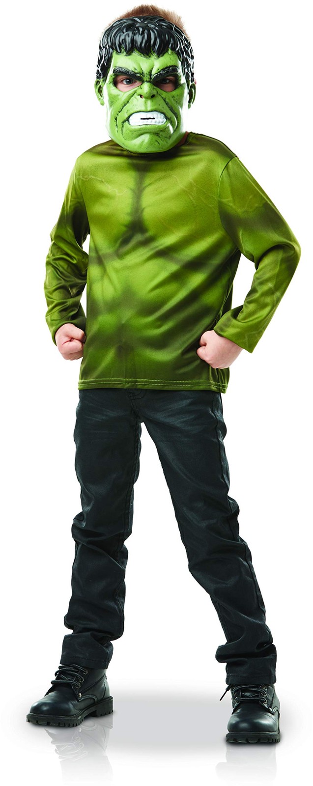Costume Avengers Rubies Déguisement Enfant Top Classique Facile à Enfiler sans Accessoire