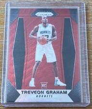 TREVEON GRAHAM 17-18 Panini Prizm RED WAVE PRIZM PARALLEL RC ROOKIE ! HORNETS !