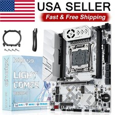 X99 Motherboard 4 DDR4 LGA 2011-3 NVMe M.2 WIFI M.2, PCIe3.0 SATA 3.0 w/ TPM 2.0