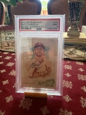 2017 Topps Allen & Ginter Matt Carpenter Auto 3/22 PSA 9