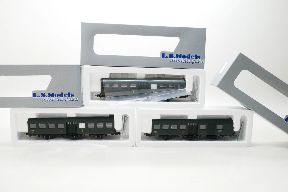 LS Models – Voiture Voyageurs 2e Classe USI – Verte – 14005 – NEUF – Train Miniature