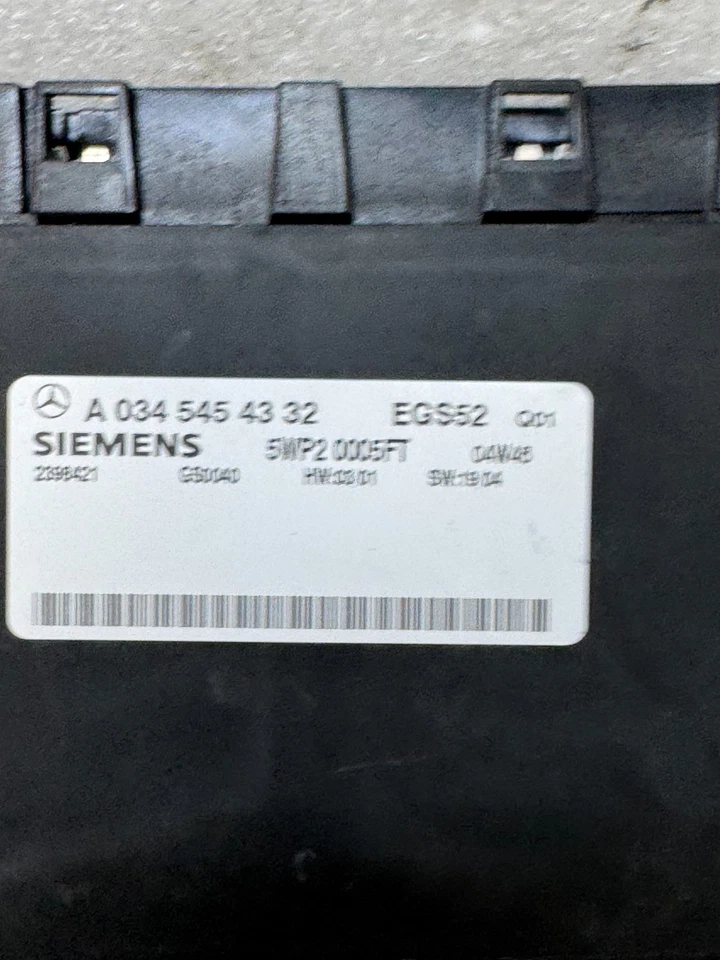 Mercedes Benz C230 2002 transmisión ordenador A 034 545 43 32 OEM Foto 2 de 4