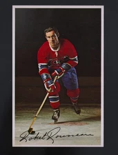 Scarce Bobby Rousseau 1969-70 Team Issued Montreal Canadiens Postcard!