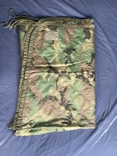Genuine Us Army Poncho Liner(woobie) Woodland Camo