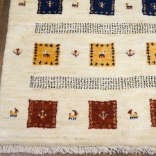 High-Quality Handwoven Gabbeh GB90-154 93×61cm Entryway Size