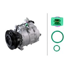 1x Kompressor, Klimaanlage HELLA 8FK 366 200-831 passend für AUDI SEAT SKODA