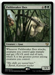 Pathbreaker Ibex #38 Commander 2015 Rare MTG