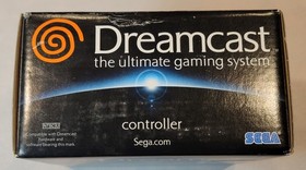 2000 SEGA Dreamcast Blue OEM Controller Complete in Box Very Good Condition CIB