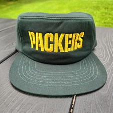 Vtg Green Bay Packers New Era Made in USA Snapback Baseball Cap Hat NFL