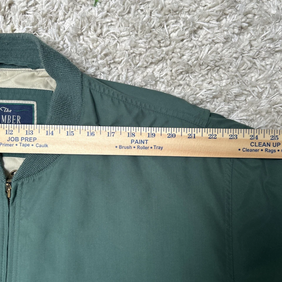 St. Michael By Marks & Spencer Bomber Jacket Sz L Measures XL Forrest Green - Image 3 of 4