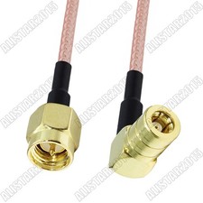 SMA Male Plug to SMB Female Jack Right Angle RF Pigtail Coax Coaxial Cable RG316