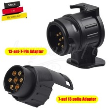 Anhänger Adapter 7 auf 13 polig /13 auf 7 polig für 12V Pkw LKW Anhängerkupplung
