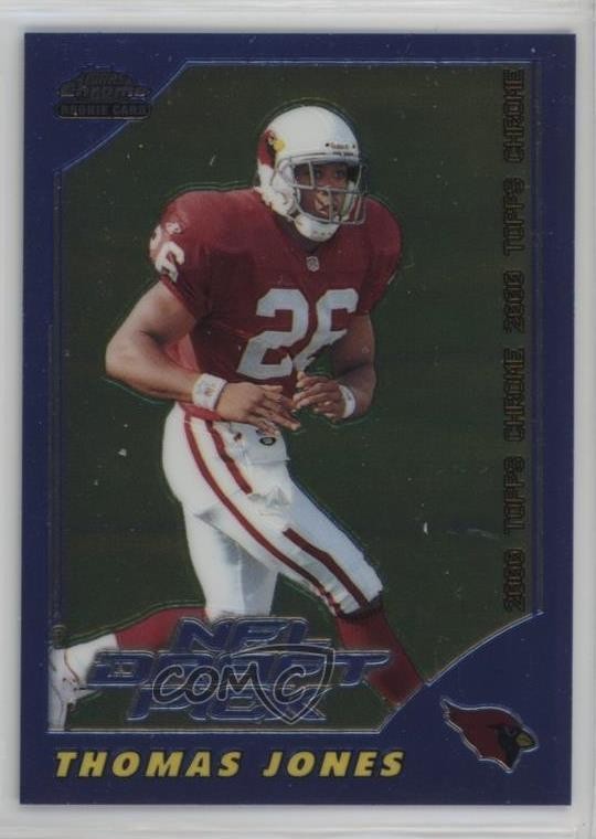 2000 Topps Chrome NFL Draft Pick 424/1650 Thomas Jones #242 s1i
