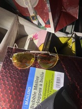 Vintage Simmons Yellow Lens Aviator Sunglasses 1940/70's