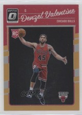 2016-17 Panini Donruss Optic Orange Prizm 104/199 Denzel Valentine #163 7n6