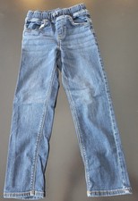 Jumping Bean Boys Size 7 Jeans Elastic Waist Band Four Pockets