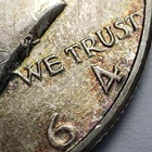 1964 50c Kennedy Half Dollar - Speckled Rainbow Toning - BU - SKU-Z5605
