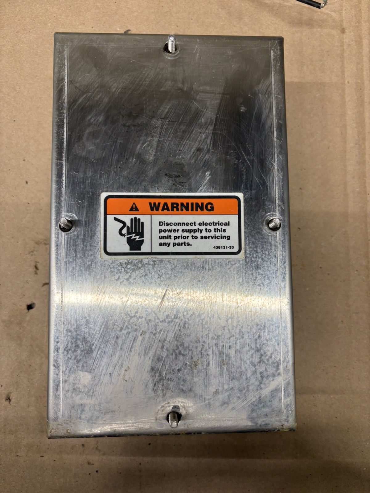 Hobart C44a Dishwasher Stainless Steel Heat Box & Lid 474512-00001 474574-00002