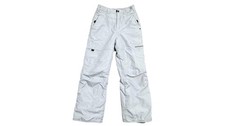Columbia Ski Snow Pants Youth 14-16 Gray Insulated Nylon Convert Winter Outdoor