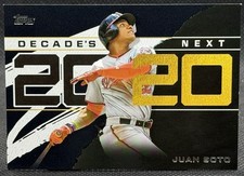 Juan Soto 2020 Topps Decades Next Black Parallel /299 #DN-12