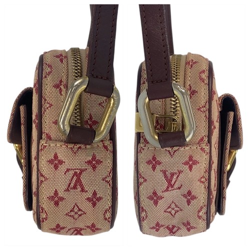 LOUIS VUITTON Monogram Mini Juliet MM M92219 Schultertasche Pochette Rosa Braun - Bild 7 von 10