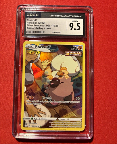 Rockruff graded CGC 9.5 for sale on eBay