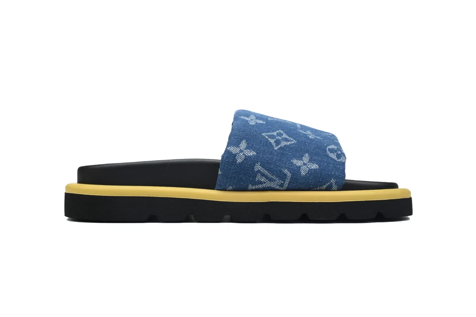 LOUIS VUITTON Pillow Blue printed women's open-toe sandals - Image 3 of 4