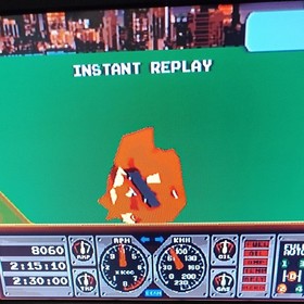 Retro racing game! Sega Saturn software &ldquo;Race Drivin&rdquo;